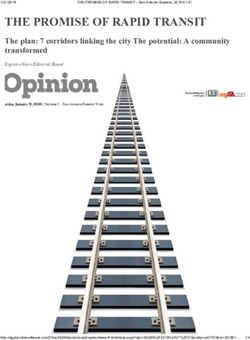 THE PROMISE OF RAPID TRANSIT - The plan: 7 corridors linking the city The potential: A community transformed