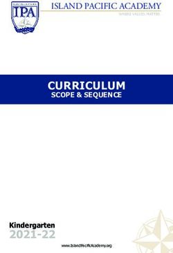 CURRICULUM SCOPE & SEQUENCE - ISLAND PACIFIC ACADEMY