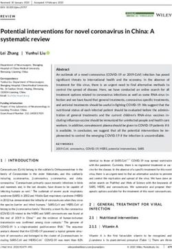 Potential interventions for novel coronavirus in China: A systematic review