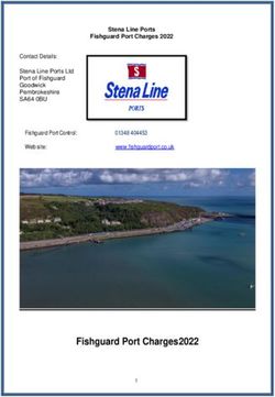 Fishguard Port Charges 2022