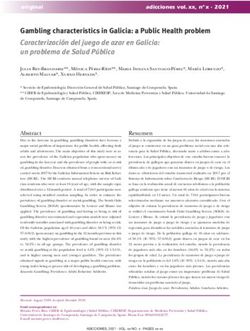 Gambling characteristics in Galicia: a Public Health problem Caracterización del juego de azar en Galicia: un problema de Salud Pública - Revista ...