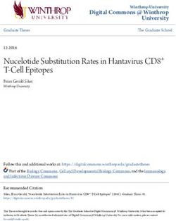 Nucelotide Substitution Rates in Hantavirus CD8+ T-Cell Epitopes