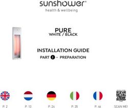 PURE INSTALLATION GUIDE - PART I - PREPARATION WHITE / BLACK - sunshower