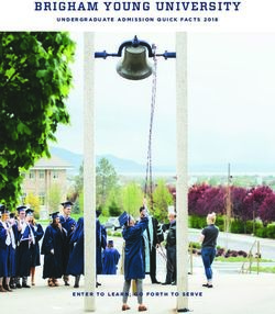 BRIGHAM YOUNG UNIVERSITY - UNDERGRADUATE ADMISSION QUICK FACTS 2018 - ENTER TO LEARN; GO FORTH TO SERVE - BYU Admissions