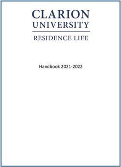 Handbook 2021-2022 - Clarion University