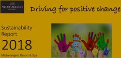 2018 Driving for positive change
