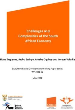 Challenges and Complexities of the South African Economy - Fiona Tregenna, Arabo Ewinyu, Arkebe Oqubay and Imraan Valodia - UJ