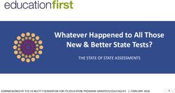 Whatever Happened to All Those New & Better State Tests? - THE STATE OF STATE ASSESSMENTS