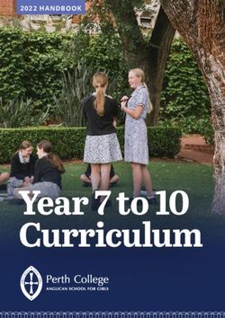Year 7 to 10 Curriculum - 2022 HANDBOOK - Amazon AWS