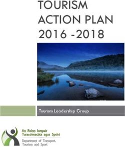 TOURISM ACTION PLAN 2016 -2018 - Tourism Leadership Group - Department of Transport Tourism ...
