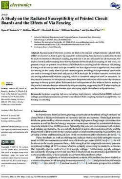 A Study on the Radiated Susceptibility of Printed Circuit Boards and the Effects of Via Fencing - MDPI