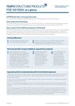 INTRODUCTION AND OVERVIEW FOR PROFESSIONAL ADVISER USE ONLY - NOT FOR USE WITH CLIENTS- FTSE 100 FDEW - Tempo Structured Products