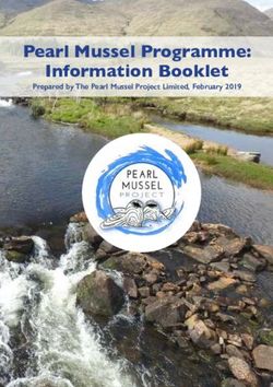 Pearl Mussel Programme: Information Booklet - the Pearl Mussel Project