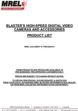 BLASTER'S HIGH-SPEED DIGITAL VIDEO CAMERAS AND ACCESSORIES PRODUCT LIST
