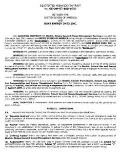 NEGOTIATED AREAWIDE CONTRACT