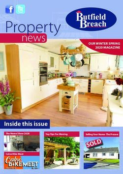Property news - Inside this issue - Butfield Breach