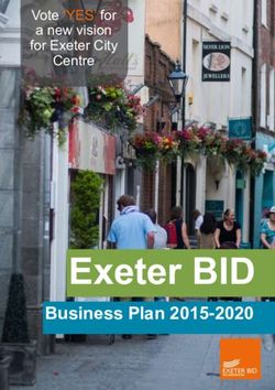 Exeter BID Business Plan 2015-2020 - Vote 'YES' for a new vision for Exeter City Centre - In Exeter