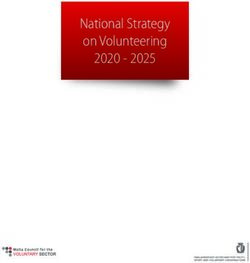 National Strategy on Volunteering 2020 2025 - Malta Council ...