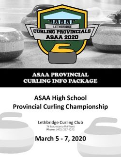 ASAA High School Provincial Curling Championship March 5 - 7, 2020 - ASAA PROVINCIAL CURLING INFO PACKAGE