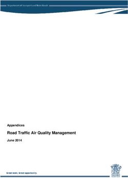 Road Traffic Air Quality Management - Appendices - Department of ...