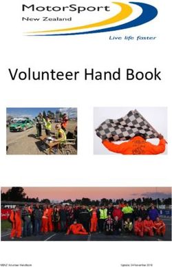 Volunteer Hand Book - Motorsport NZ