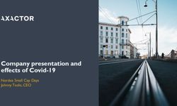 Company presentation and effects of Covid-19 - Nordea Small Cap Days Johnny Tsolis, CEO