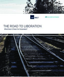THE ROAD TO LIBORATION - What Does It Mean For Corporates? - Oliver Wyman