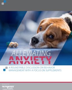 ALLEVIATING A ROUNDTABLE DISCUSSION ON BEHAVIOR MANAGEMENT WITH A FOCUS ON SUPPLEMENTS - Veterinary Advantage Resource