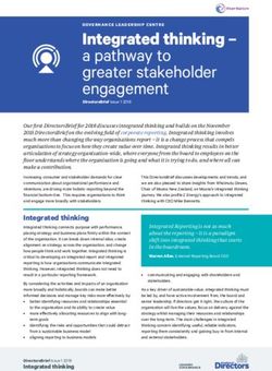 Integrated thinking- a pathway to greater stakeholder engagement - Audit New Zealand