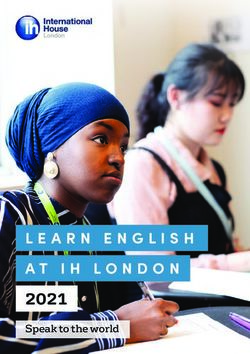 2021 LEARN ENGLISH AT IH LONDON - International House ...