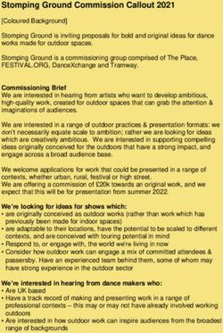 Stomping Ground Commission Callout 2021 - The Place