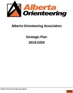 Alberta Orienteering Association Strategic Plan 2018-2020 - Alberta Orienteering Association