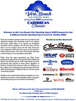 Welcome to Our Vero Beach Clay Shooting Sports 2021 Program for Our Caribbean Classic Sporting Clays Event Feb. 3rd-8th, 2021!