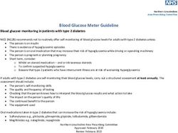 Blood Glucose Meter Guideline