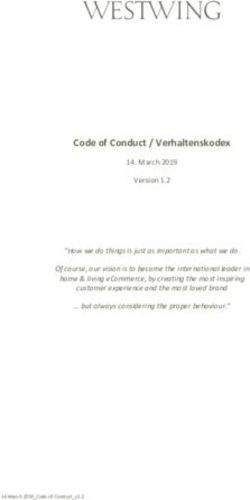 Code of Conduct / Verhaltenskodex