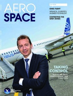 TAKING CONTROL - IONIC FLIGHT ARIANE 6 - EUROPE'S ANSWER TO SPACEX? CONTESTING THE GREY ZONES - Royal Aeronautical Society