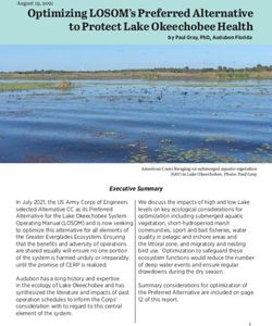 Optimizing LOSOM's Preferred Alternative to Protect Lake Okeechobee Health