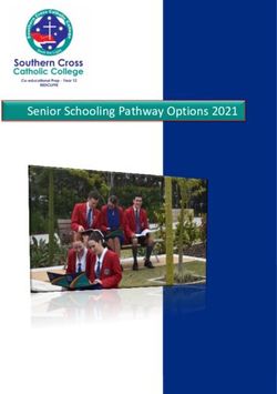 Senior Schooling Pathway Options 2021 - Southern Cross Catholic ...