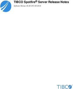 TIBCO Spotfire Server Release Notes - Software Release 10.10 LTS (10.10.9)