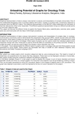 Unleashing Potential of Graphs for Oncology Trials - LexJansen