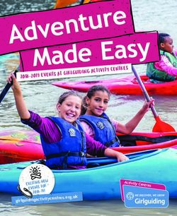 EXCITING NEW EVENTS FOR - girlguidingactivitycentres.org.uk Activity Centres