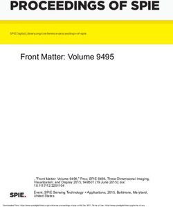 PROCEEDINGS OF SPIE Front Matter: Volume 9495 - SPIE Digital Library
