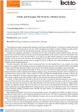 Gatsby and Stavrogin: The Need for a Modern Saviour - Lectito Journals