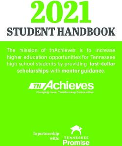 STUDENT HANDBOOK scholarships with mentor guidance - The mission of tnAchieves is to increase higher education opportunities for Tennessee high ...
