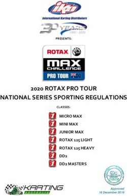 2020 ROTAX PRO TOUR NATIONAL SERIES SPORTING REGULATIONS - MICRO MAX MINI MAX JUNIOR MAX ROTAX 125 LIGHT ROTAX 125 HEAVY DD2 DD2 MASTERS