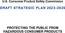 DRAFT STRATEGIC PLAN 2023-2026 - U.S. Consumer Product Safety Commission PROTECTING THE PUBLIC FROM - AWS