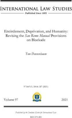 Encirclement, Deprivation, and Humanity: Revising the San Remo Manual Provisions on Blockade - Tom Dannenbaum