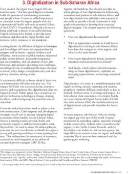 Digitalization in Sub-Saharan Africa - Tralac