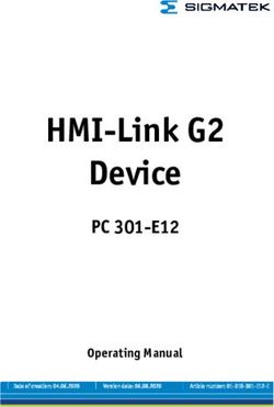 HMI-Link G2 Device PC 301-E12 - Operating Manual - Sigmatek