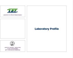 Laboratory Profile LABORATORY OF APPLIED THERMODYNAMICS - ARISTOTLE UNIVERSITY THESSALONIKI SCHOOL OF ENGINEERING DEPT. OF MECHANICAL ENGINEERING ...